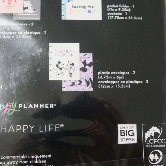 NEW Happy Planner Disney Minnie Mickey Classic Planner Companion Folders Papers - Picture 12 of 14